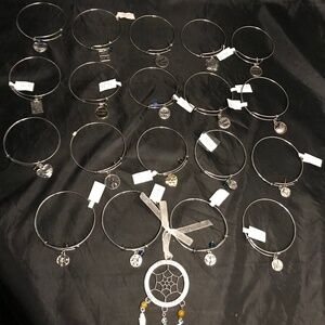 Lot of 19 Misc Charm Bracelets + 1 Dream Catcher (20 pieces total)
